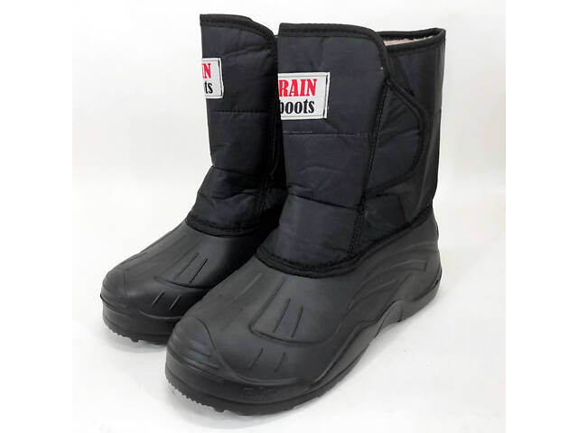 Чоботи чоловічі утеплені 42р 26см, взуття зимове робоче для чоловіків - Фото 1