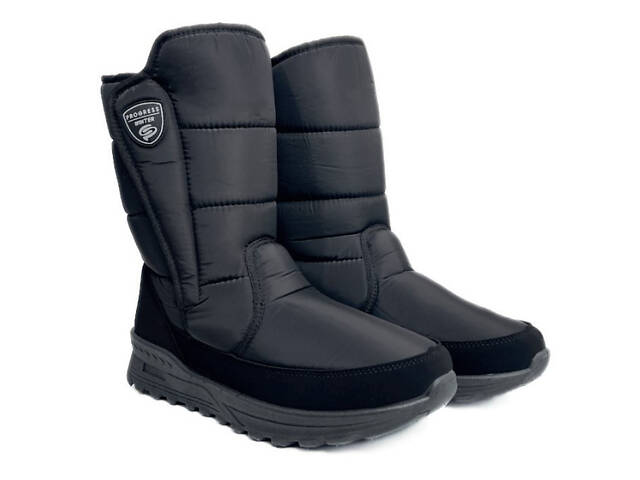 Чоботи чоловічі утеплені 43р 28см Комфортні чоловічі черевики на роботу - Фото 1