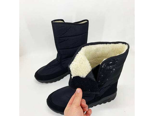 Чоботи чоловічі утеплені 43р 28см Комфортні чоловічі черевики на роботу - Фото 2