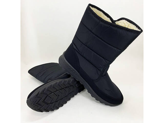Чоботи чоловічі утеплені 43р 28см Комфортні чоловічі черевики на роботу - Фото 3