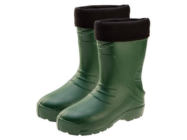 Чоботи робочі Verto гумові, 43р, утеплені, зелені (15G933) - Фото 1