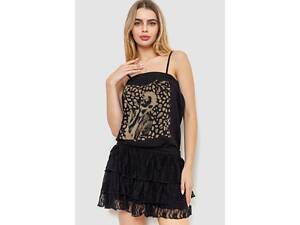 Сарафан, колір чорний, 244R032