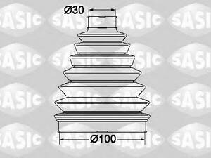 Sasic 1904016. Комплект пыльников резиновых.