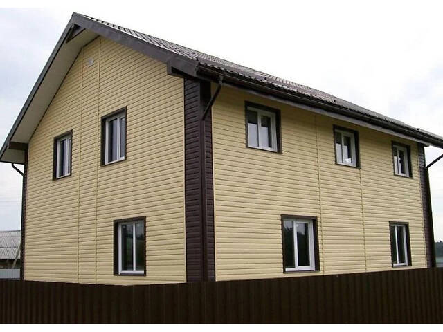 Сайдинг вініловий Польша, панель 3,0*0,2м. Пісочний. Корабельний брус - Фото 10