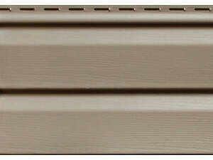Сайдинг вініловий Ю-пласт, панель 3,05*0,23 м Бежевий. Сайдинг фасадний