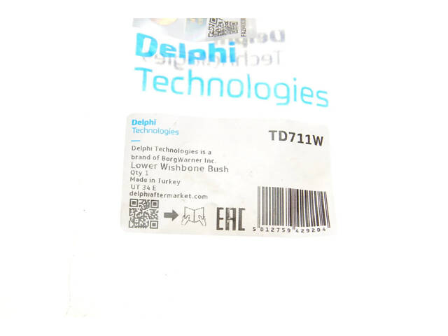 Сайлентблок переднього коромисла Delphi TD711W Smart Fortwo 891611 - Фото 7