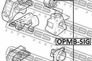 САЙЛЕНТБЛОК ПОДУШКИ ДВИГУНА OPEL VECTRA C 2002-2008 (FEBEST) OPMB-SIG UA51