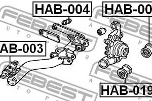 Сайлентблок подвески ACURA RSX (DC_) / HONDA CR-V (RD_) 1994-2013 г.