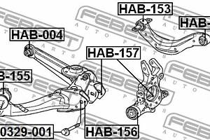 Сайлентблок подвески ACURA RSX (DC_) / HONDA STREAM (RN) 2001-2013 г.