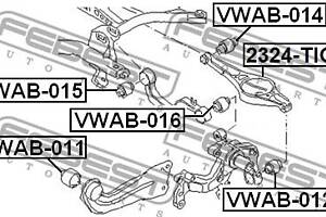 Сайлентблок подвески AUDI A3 (8P7) / AUDI TT (8J9) / VW CC B7 (358) 2003-2022 г.