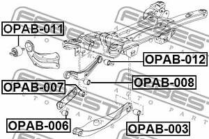 Сайлентблок подвески BUICK REGAL / SAAB 9-5 (YS3G) 2008-2017 г.