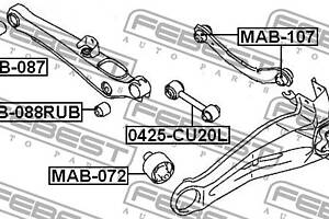 Сайлентблок подвески DODGE CALIBER / MITSUBISHI MIRAGE 1988-2017 г.