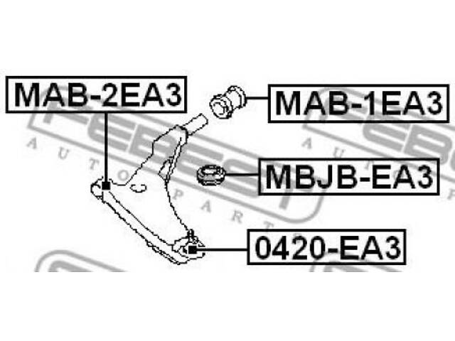 Сайлентблок подвески DODGE STRATUS / CHRYSLER SEBRING (JR) 1994-2012 г.