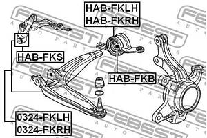 Сайлентблок подвески HONDA CIVIC 2005-2012 г.