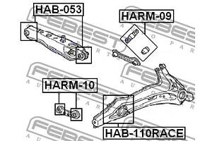 Сайлентблок подвески HONDA CR-V (RD_) / HONDA CRX (EH, EG) 1991-2007 г.