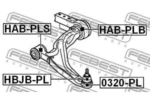 Сайлентблок подвески HONDA PILOT / ACURA MDX (YD2) 2006- г.