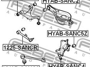 Сайлентблок подвески HYUNDAI I30 / HYUNDAI NEXO / HYUNDAI Ix55 1999-2019 г.