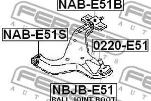 Сайлентблок подвески HYUNDAI Ix55 / KIA SORENTO (JC) 2000-2016 г.