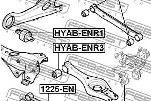 Сайлентблок подвески HYUNDAI NEXO / KIA CEE'D (ED) 2000-2020 г.