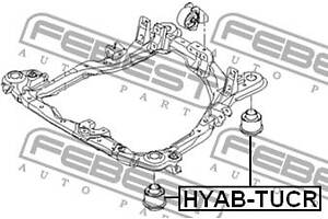 Сайлентблок подвески HYUNDAI SANTAMO / KIA SPORTAGE (SL) 1998-2015 г.