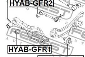 Сайлентблок подвески HYUNDAI SONATA (LF) / HYUNDAI GRANDEUR (HG) 2004-2015 г.