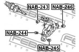 Сайлентблок подвески INFINITI G / INFINITI EX / INFINITI FX 2000-2015 г.