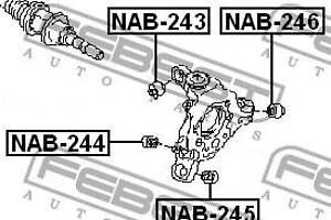 Сайлентблок подвески INFINITI G / INFINITI EX / INFINITI FX 2000-2015 г.