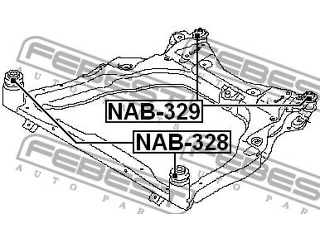 Сайлентблок подвески INFINITI JX (L50) / NISSAN ALTIMA (L33) 2006-2014 г.