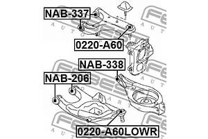 Сайлентблок подвески INFINITI QX56 / NISSAN ARMADA (Y62) 2010- г.