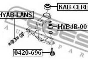 Сайлентблок подвески KIA CERATO (LD) / HYUNDAI COUPE (GK) 2001-2012 г.