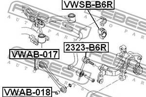 Сайлентблок подвески KIA NIRO (DE) / KIA CEED (CD) / AUDI TT (8J9) 2003-2022 г.