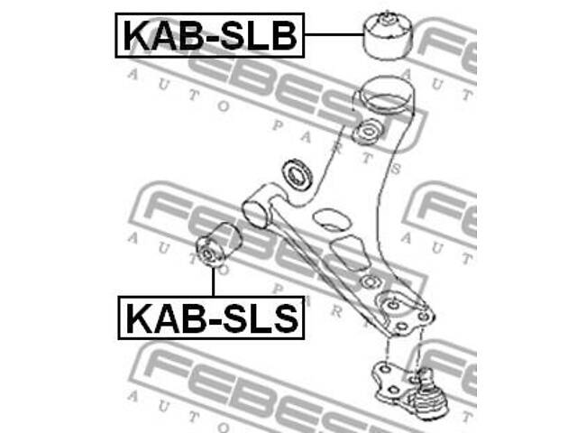 Сайлентблок подвески KIA SPORTAGE (SL) / HYUNDAI TUCSON (JM) 2004-2015 г.