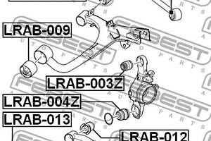 Сайлентблок подвески LAND ROVER RANGE ROVER SPORT (L320) 2005-2013 г.