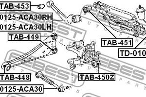 Сайлентблок подвески LEXUS CT (ZWA10_) / TOYOTA RAV 4 (_A4_) 2005-2018 г.