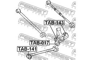 Сайлентблок подвески LEXUS ES (_V6_) / TOYOTA CAMRY (_V1_) 1990-2018 г.