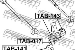 Сайлентблок подвески LEXUS ES (_V6_) / TOYOTA CAMRY (_V1_) 1990-2018 г.