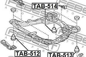 Сайлентблок подвески LEXUS ES (_V6_) / TOYOTA CAMRY (_V4_) 2005-2018 г.