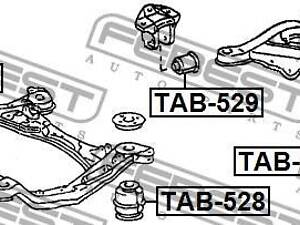 Сайлентблок подвески LEXUS RX (MCU15) / TOYOTA VENZA (_V1_) 1987-2016 г.