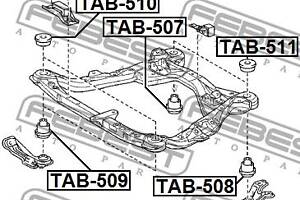 Сайлентблок подвески LEXUS RX (_U3_) / TOYOTA CAMRY (_V3_) 1996-2015 г.