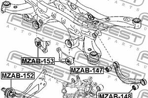 Сайлентблок подвески MAZDA 6 (GJ, GL) / MAZDA CX-5 (KE, GH) 2011-2017 г.