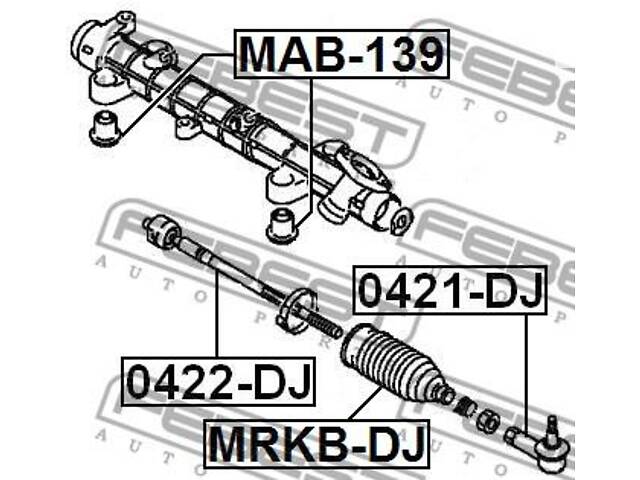 Сайлентблок подвески MITSUBISHI ECLIPSE (DK_A) 2003-2012 г.