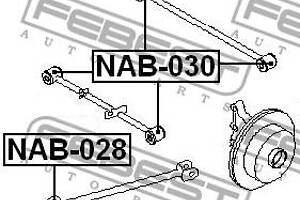 Сайлентблок подвески NISSAN 100NX (B13) / NISSAN SENTRA (B13) 1982-2013 г.