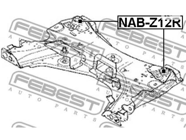 Сайлентблок подвески NISSAN NV200 / NISSAN AD (Y12) 2002-2014 г.