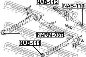 Сайлентблок подвески NISSAN PRIMERA (P12) 2002- г.