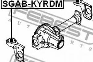 Сайлентблок подвески SSANGYONG KYRON / SSANGYONG RODIUS 2002-2017 г.