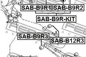 Сайлентблок подвески SUBARU BRZ / SUBARU LEGACY (BR) 1999-2015 г.