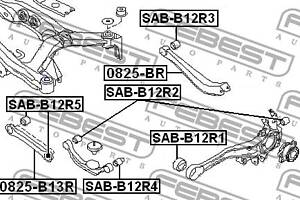 Сайлентблок подвески SUBARU BRZ / SUBARU LEVORG / SUBARU EVOLTIS 1998-2015 г.