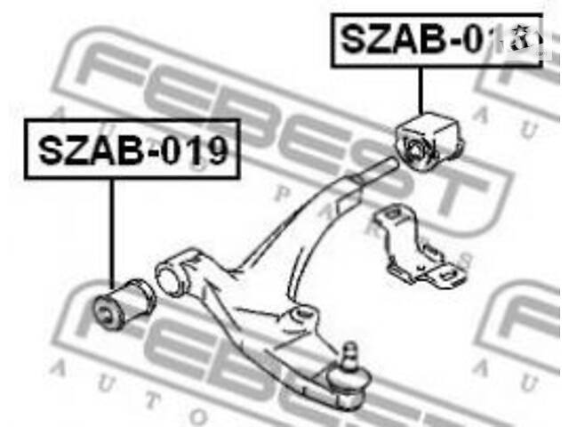 Сайлентблок подвески SUZUKI APV / SUZUKI KEI / SUZUKI LIANA 1989-2015 г.