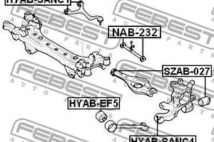 Сайлентблок подвески SUZUKI APV / SUZUKI LIANA / SUZUKI FORENZA 1988-2015 г.