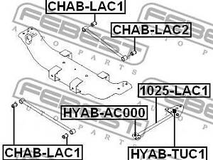 Сайлентблок подвески SUZUKI RENO / DAEWOO GENTRA / SUZUKI FORENZA 1999-2009 г.